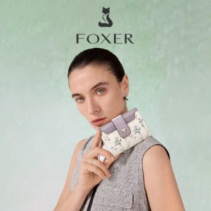 Ví Nữ FOXER In Hình Dễ Thương Ví Mini Đựng Thẻ Tín Dụng Ví Đựng Tiền Xu
